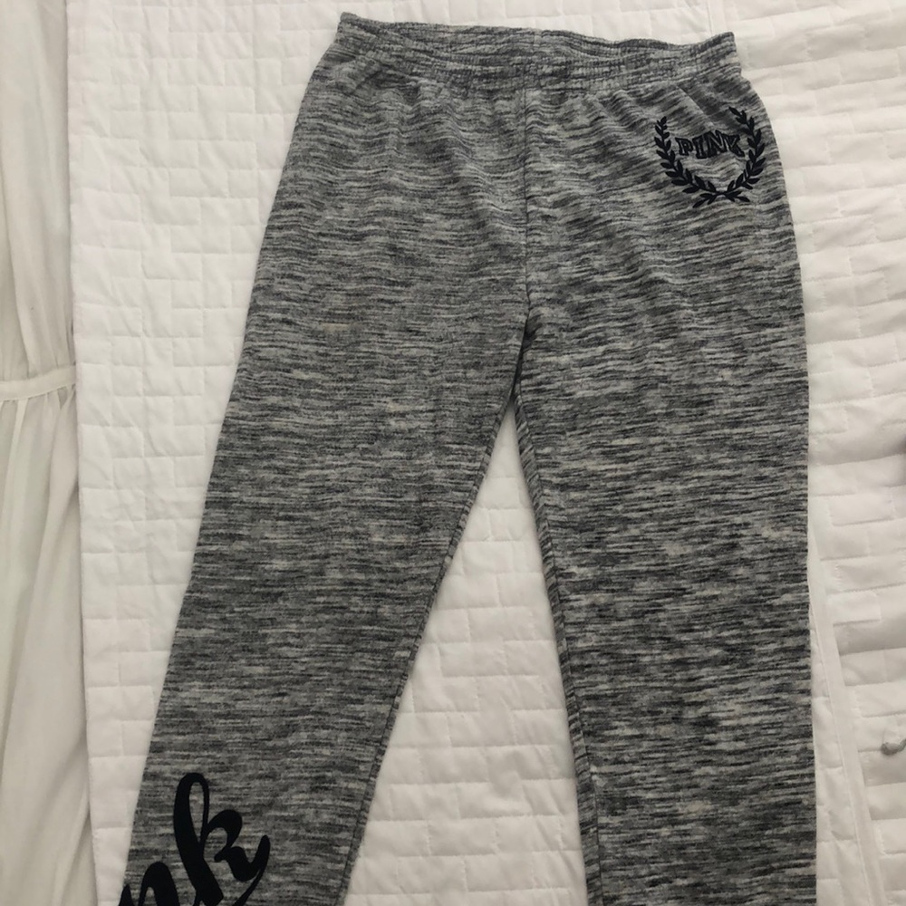 Grey PINK sweatpants